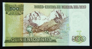 Peru money 1987